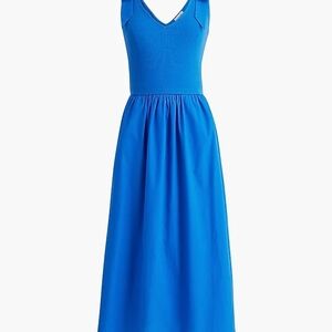 J. Crew Factory Vibrant Blue Maxi Dress